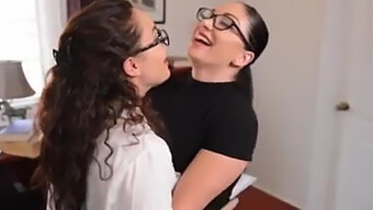 Big Natural Tits And Great Asses In Lesbian Love