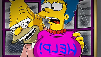 Marge, The Homely Housewife, Is Mistaken For A Prostitute By Her Elderly Neighbor Due To Her Revealing Attire. When Homer Is Away At Work, The Neighbor Takes Advantage Of The Situation And Engages In Bdsm With Marge, Exploring All Of Her Tight Holes. This Comic And Visual Novel-Style Story Is A Playful Parody Of The Simpsons, Featuring Hentai And Busty Characters.