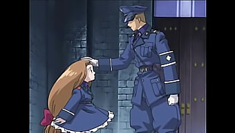 Eroina Vergine Si Impegna In Un Incontro Bollente Con Un Poliziotto In Un Anime Hentai