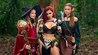 Stunning Cosplay Adventure With Sweetie Fox, Diana Rider, And Arinafox In Intense Pov Action