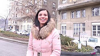 German Scout Vicky'S Real Street Casting Turns Into Steamy Encounter